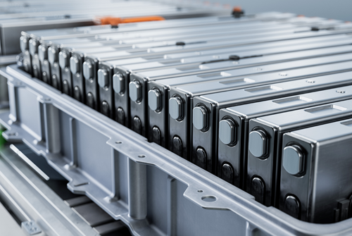 Battery pack in assembly process